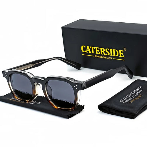 Retro Punk Men Sunglasses Small Frame Square Personalized Design Sun Glasses