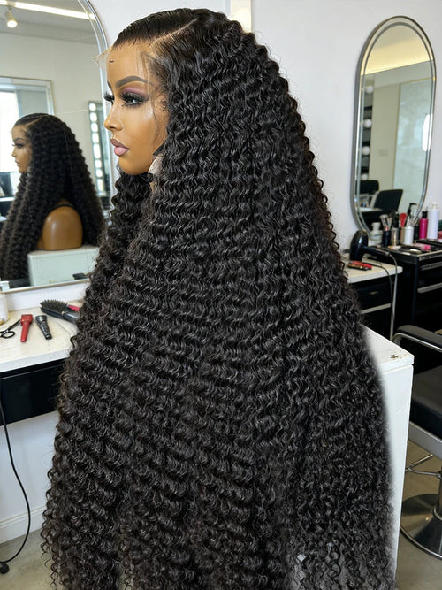 Hd 250 % Loose Deep Wave 30 38 40 Inch 13x6 HD Lace Frontal Human Hair Wigs Brazilian PrePlucke Water Curly 13x4 Lace Front Wig