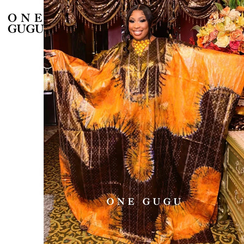 Perfumed First Quality African Dashiki Basin Dress Unique Cuff Design Nigerian Print Bazin RicheWedding Party Boubou Robe