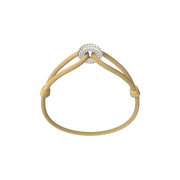 Golden Soho Pavé Cord Bracelet