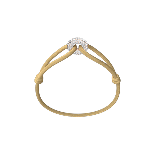 Rose Soho Pavé Cord Bracelet
