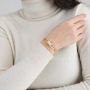 Snow Regent Cord Bracelet