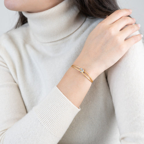 Mini Silver Soho Cord Bracelet