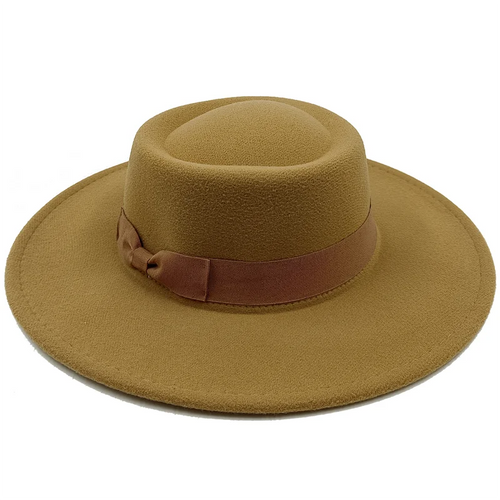 Sombrero Raised Top Fedora Hat 2023 New European and American Fedora Hat Jazz