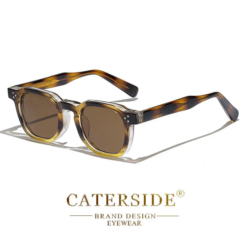 Retro Punk Men Sunglasses Small Frame Square Personalized Design Sun Glasses