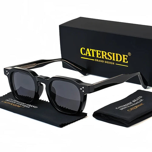 Retro Punk Men Sunglasses Small Frame Square Personalized Design Sun Glasses