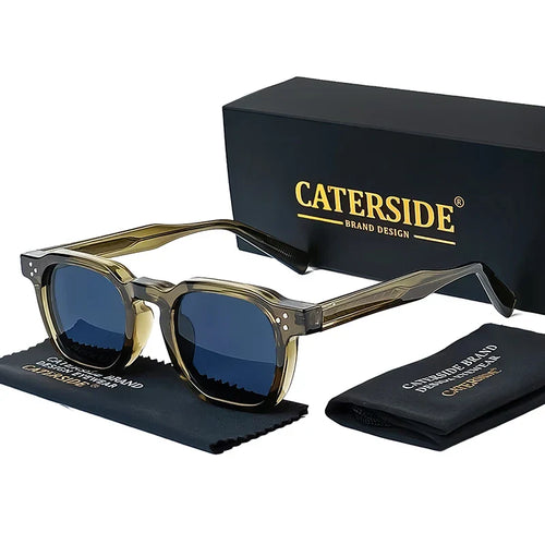 Retro Punk Men Sunglasses Small Frame Square Personalized Design Sun Glasses