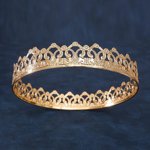 Retro Court Royal Crowns Queen King Pageant Prom Tiara Diadem Hair Ornaments