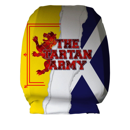 Scotland - Tartan Army Rip - Euro - Car Seat Headrest Covers Set