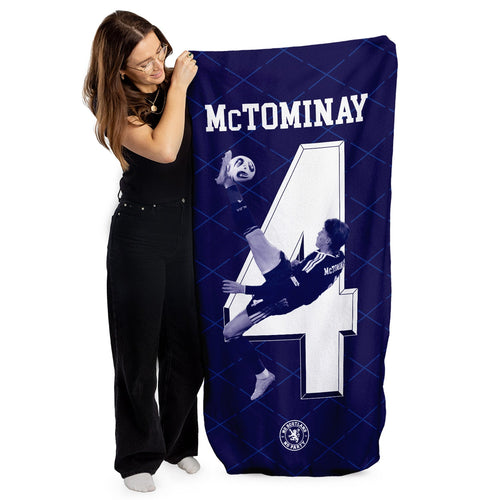 Scotland WC26 - McTominay - Beach Towel - Microfibre Retro Beach Towel - 150cm x 75cm