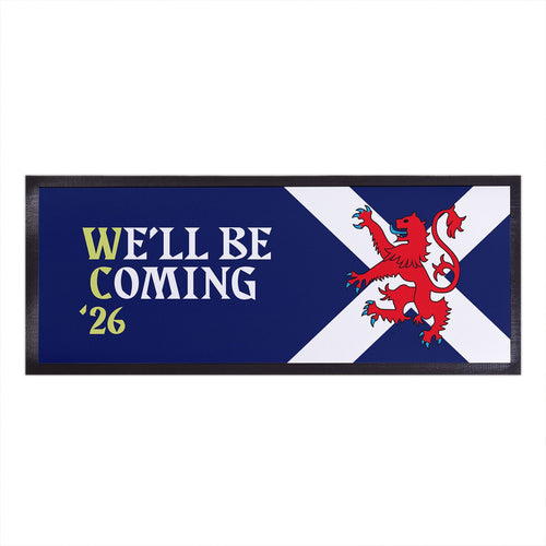 We'll Be Coming - Lion Rampant - WC26 - Bar Runner