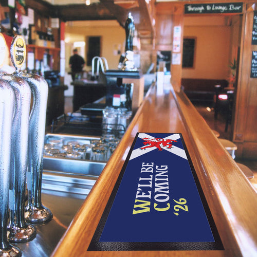 We'll Be Coming - Lion Rampant - WC26 - Bar Runner