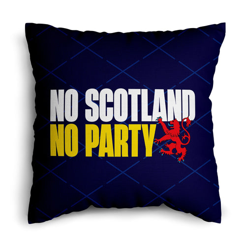 No Scotland No Party - Cushion - 18"