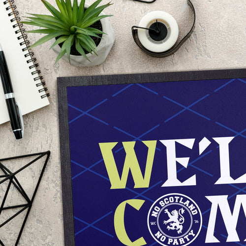 We'll Be Coming - WC26 - Door Mat - 60cm x 40cm