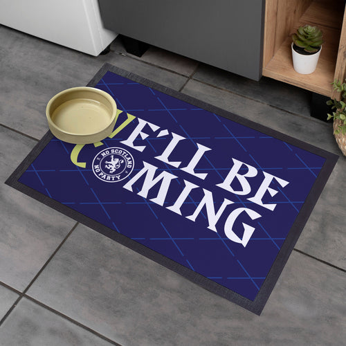 We'll Be Coming - WC26 - Door Mat - 60cm x 40cm