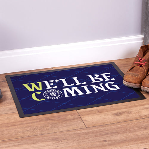 We'll Be Coming - WC26 - Door Mat - 60cm x 40cm