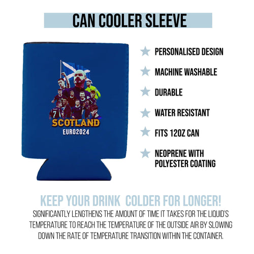 Scotland 2024 Euros  - Drink Can Cooler