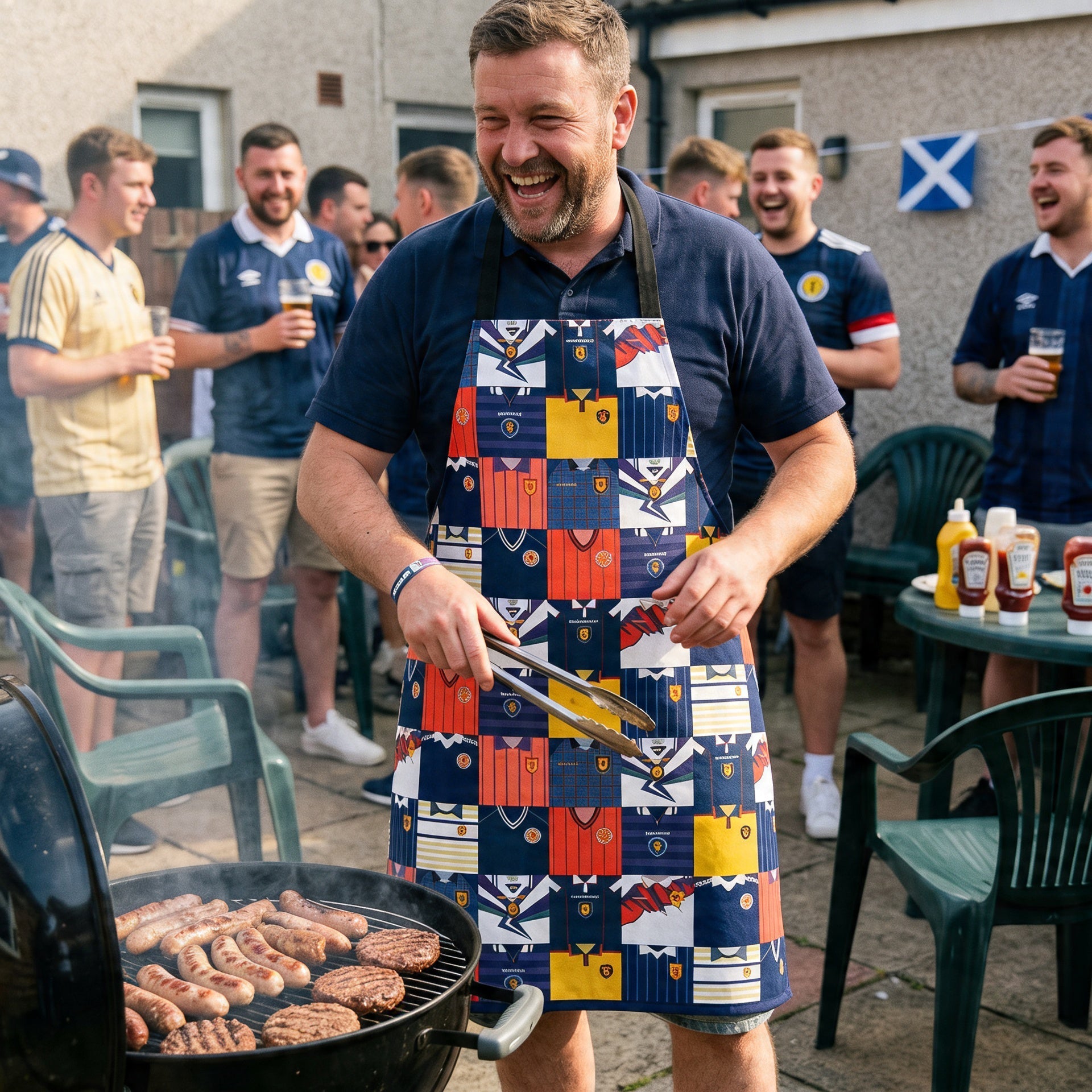 Scotland - Kit Montage - Water-Resistant Adults Apron
