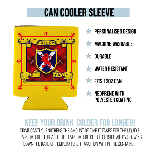 Scotland The Brave  - Drink Can Cooler