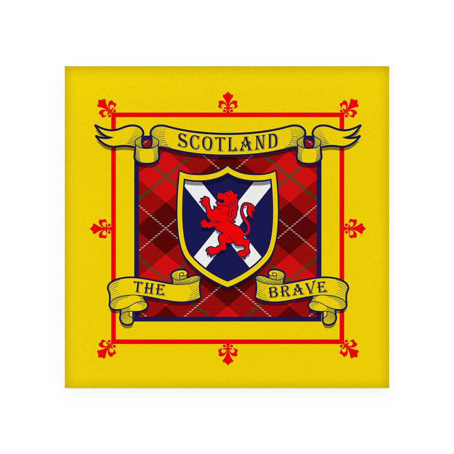 Scotland The Brave - Drinks Coaster - Square Or Circle
