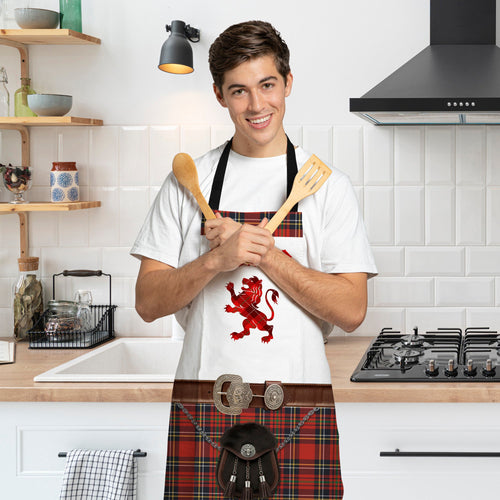 Scotland! Royal Stewart Kilt - Novelty - Water-Resistant Adults Apron