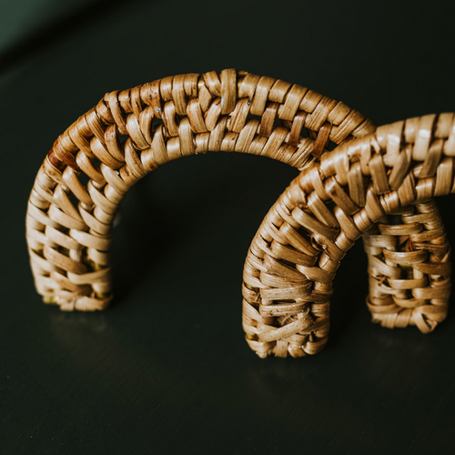 Dunstanburgh Half Moon Rattan Handle