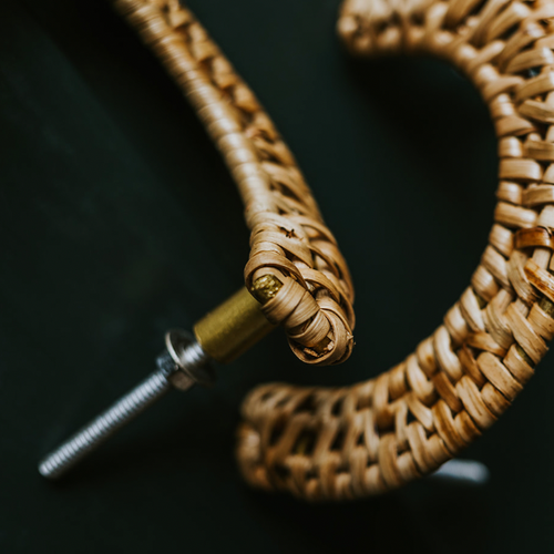 Dunstanburgh Half Moon Rattan Handle