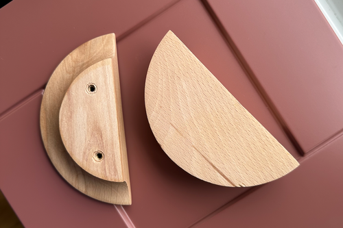 Charlton Wood Half Moon Handle