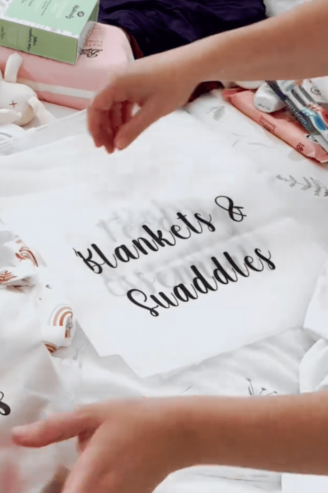 Maternity Bag Organizers x14 | Zip Lock Reusable Bags Set | Baby Shower Essentials
