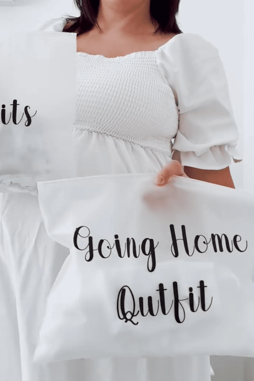 Maternity Bag Organizers x14 | Zip Lock Reusable Bags Set | Baby Shower Essentials