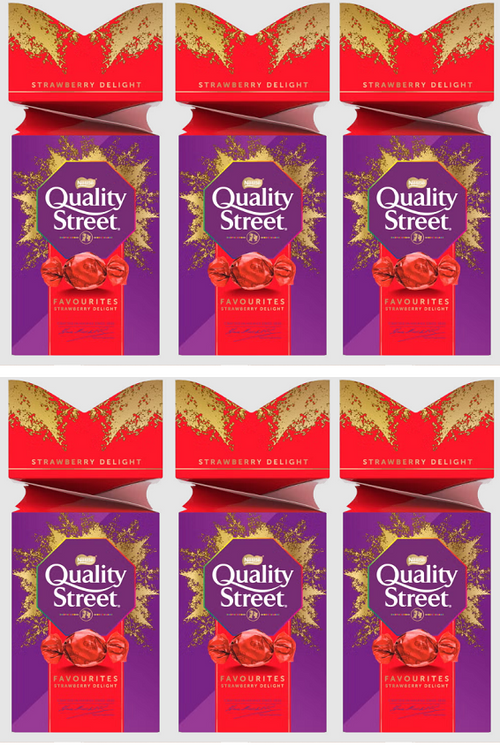 6 x Quality Street Strawberry Carton - 290GM