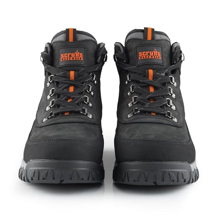Scruffs Scarfell Black Leather Safety Work Boot S1P SRA