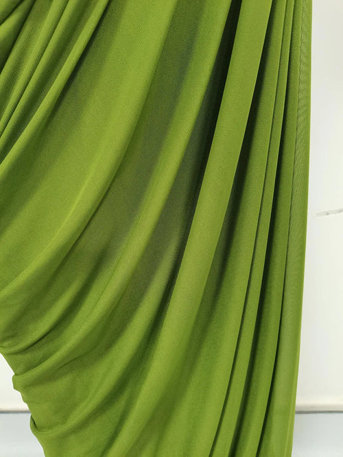 Women's Elegant Vintage Spliced Ribbon Turtleneck Long Sleeve Evening Maxi Dress
