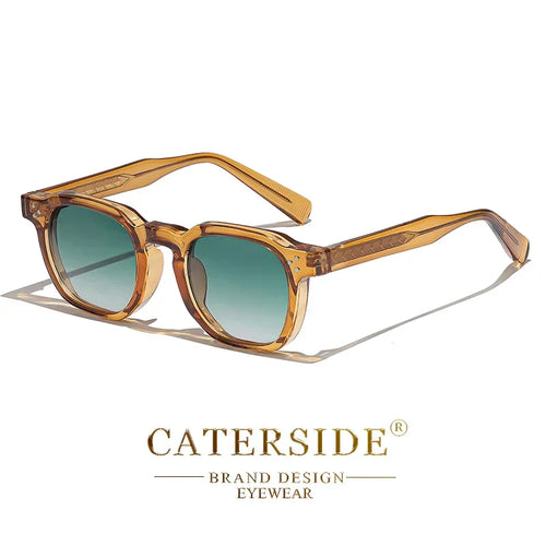 Retro Punk Men Sunglasses Small Frame Square Personalized Design Sun Glasses