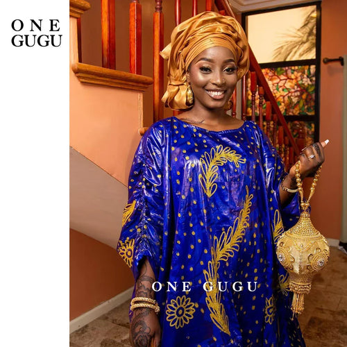 Perfumed First Quality African Dashiki Basin Dress Unique Cuff Design Nigerian Print Bazin RicheWedding Party Boubou Robe