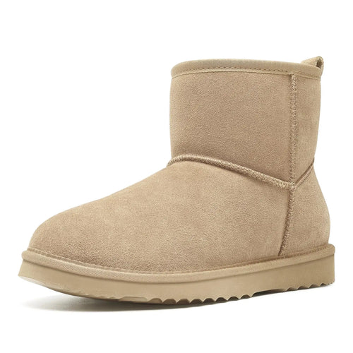 Women's Comfy Suede Plush Winter Warm Snow Boots