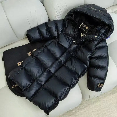 Children's Winter Down Jacket Duck Down Warm Hooded Outerwear