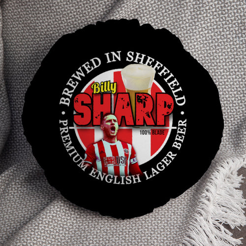 Sheffield  Billy Sharp - Football Legends - Circle Cushion 14"