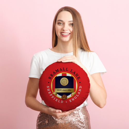 Sheffield  Bramall Lane - Football Legends - Circle Cushion 14"