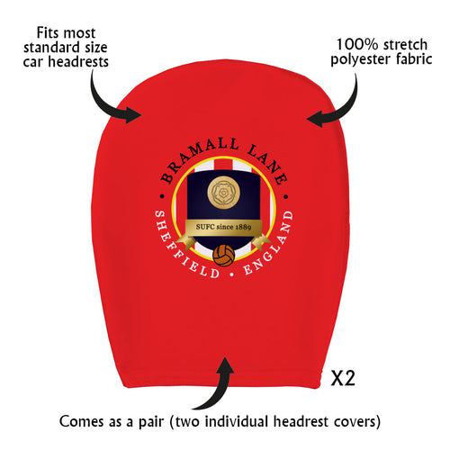 Sheffield  Bramall Lane - Football Legends - Headrest Cover