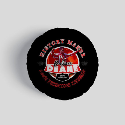Sheffield  Brian Deane - Football Legends - Circle Cushion 14"