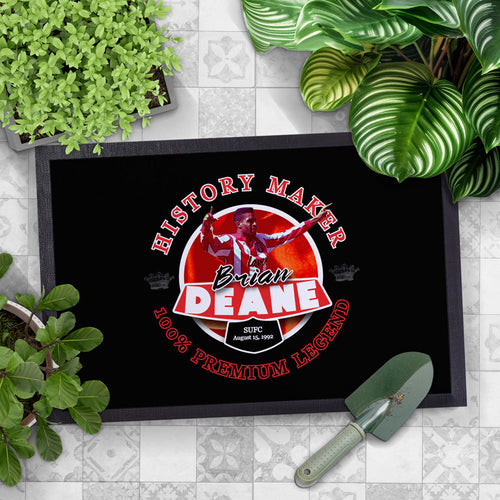 Sheffield  Brian Deane  - Football Legends - Door Mat -60cm X 40cm
