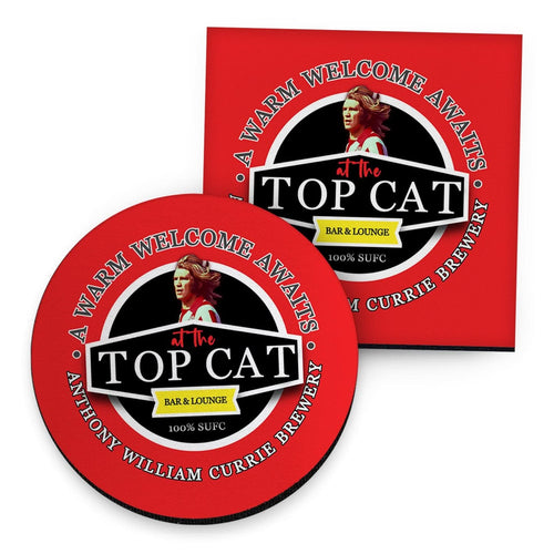 Sheffield  Tony Currie - Football Coaster - Square Or Circle