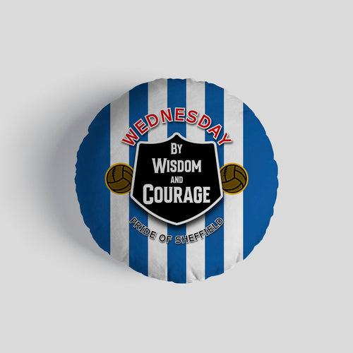 Wednesday Courage - Football Legends - Circle Cushion 14"