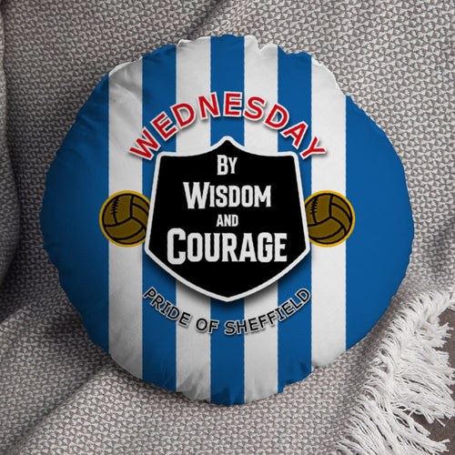 Wednesday Courage - Football Legends - Circle Cushion 14"