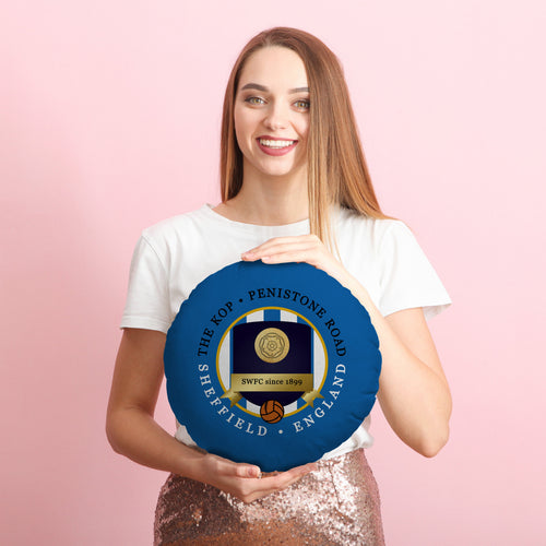 Wednesday Kop - Football Legends - Circle Cushion 14"