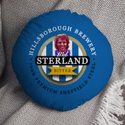 Wednesday Sterland - Football Legends - Circle Cushion 14"