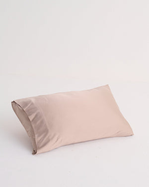 Soft Beige Silk Pillowcase