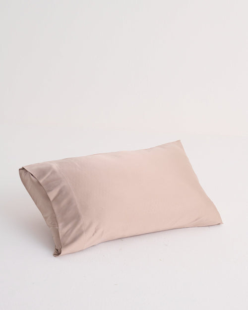 Soft Beige Silk Pillowcase