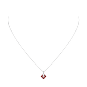Silver Clover Necklace
